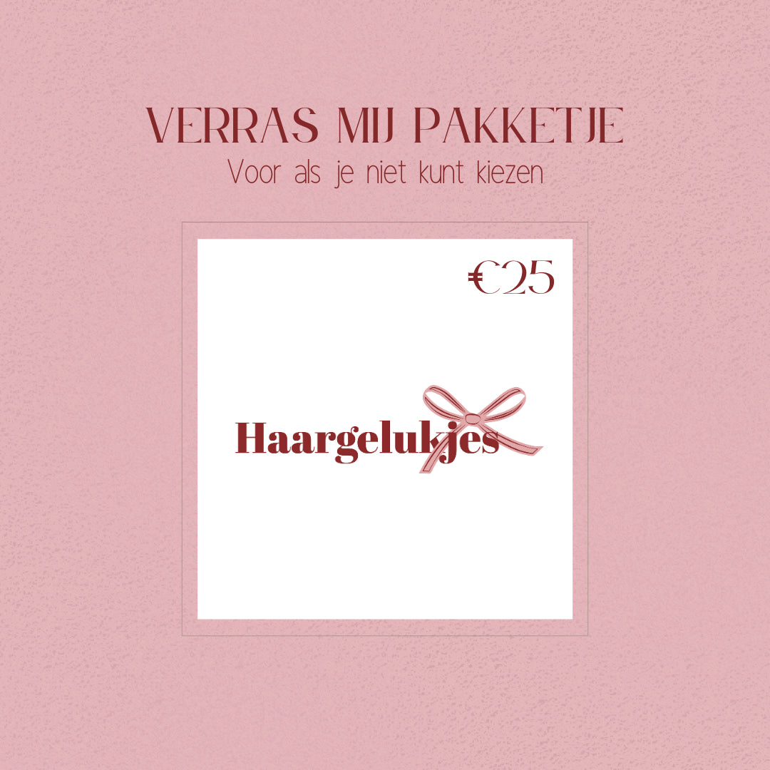 Verras mij pakketje €25
