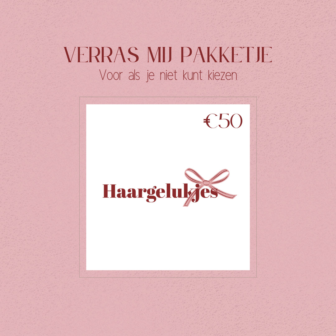 Verras mij pakketje €50