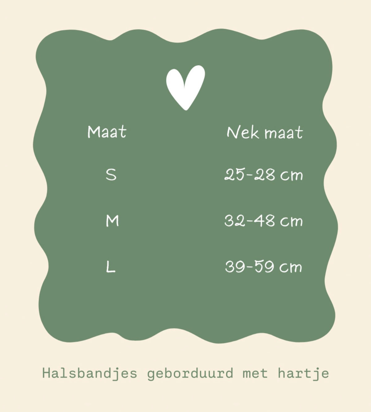 Halsbandje - Lila met hartjes
