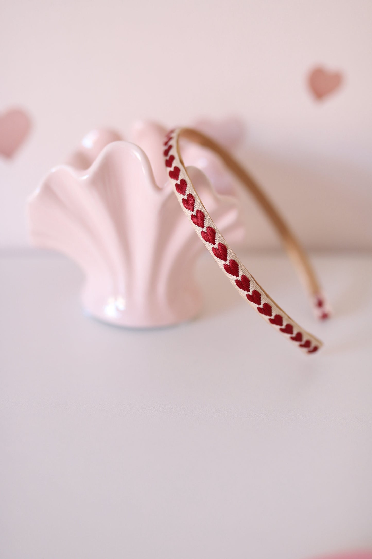 Diadeem - rode hartjes