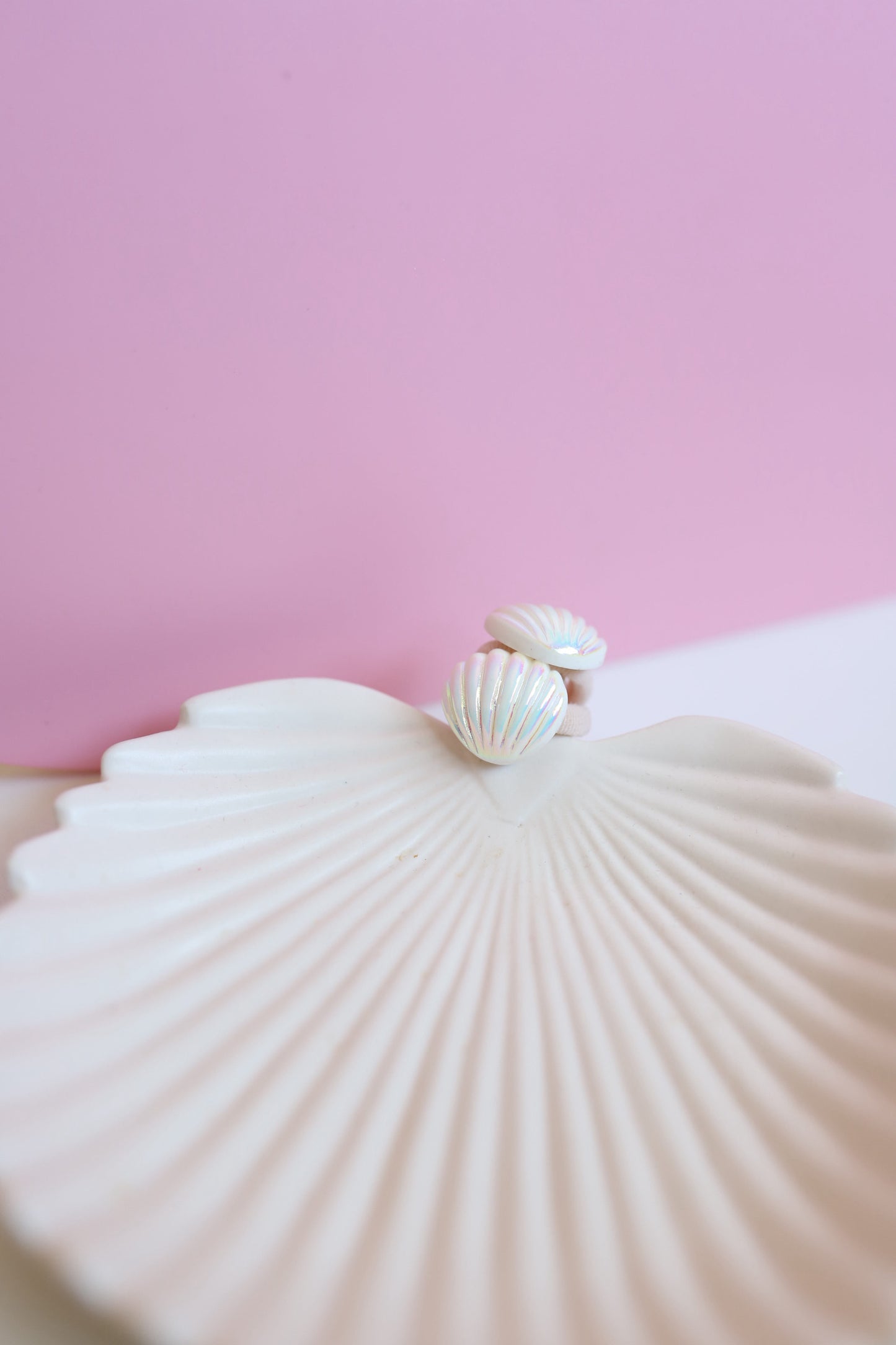 Haarelastiekjes - seashell