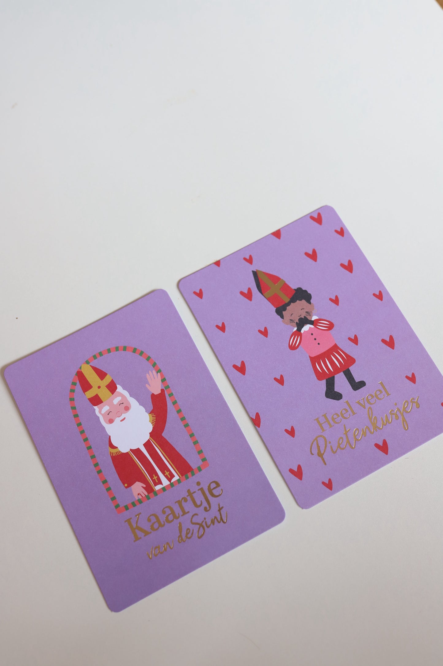 Sint- Piet kaartjes