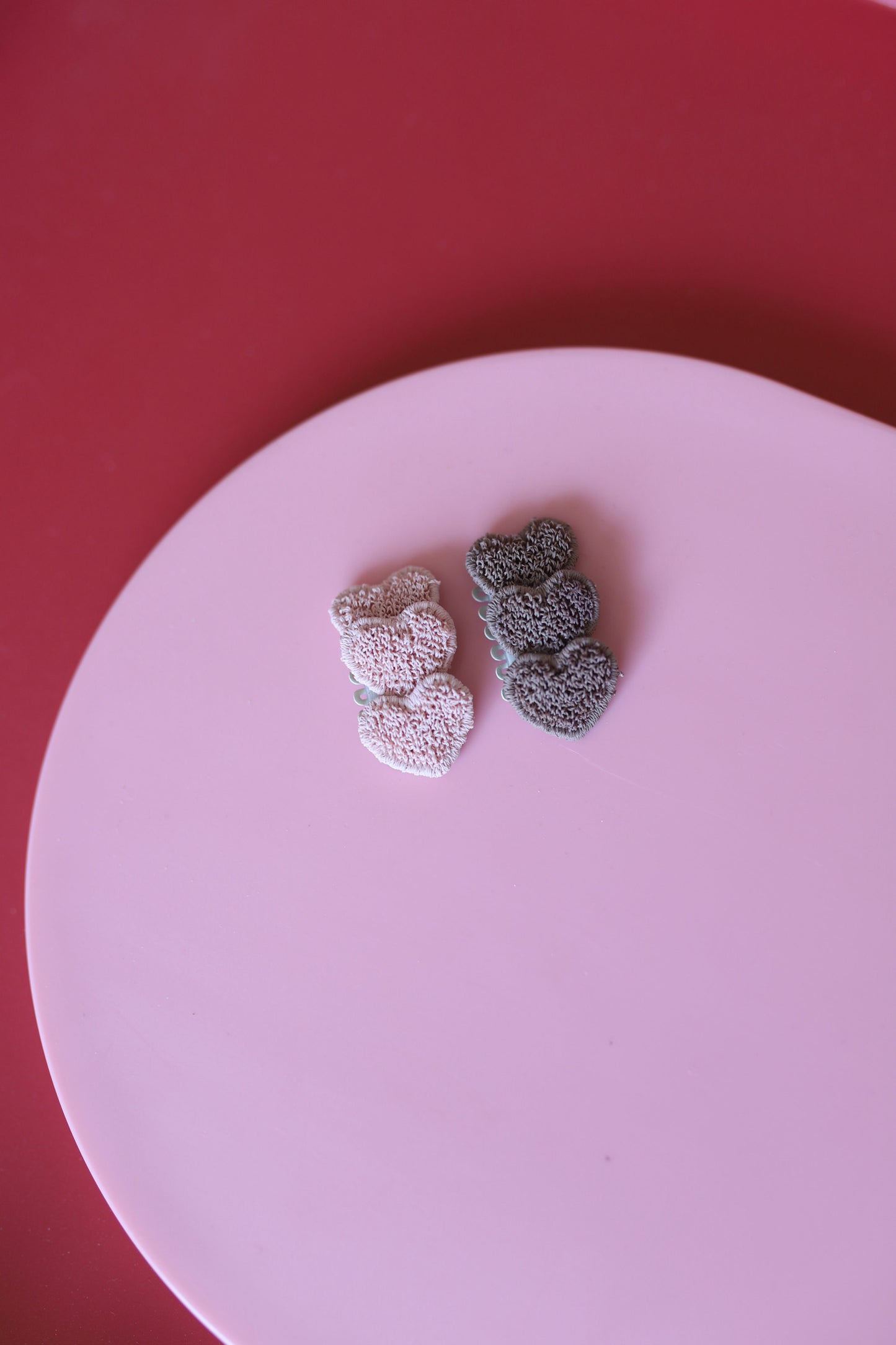 Anti slip - hartjes roze