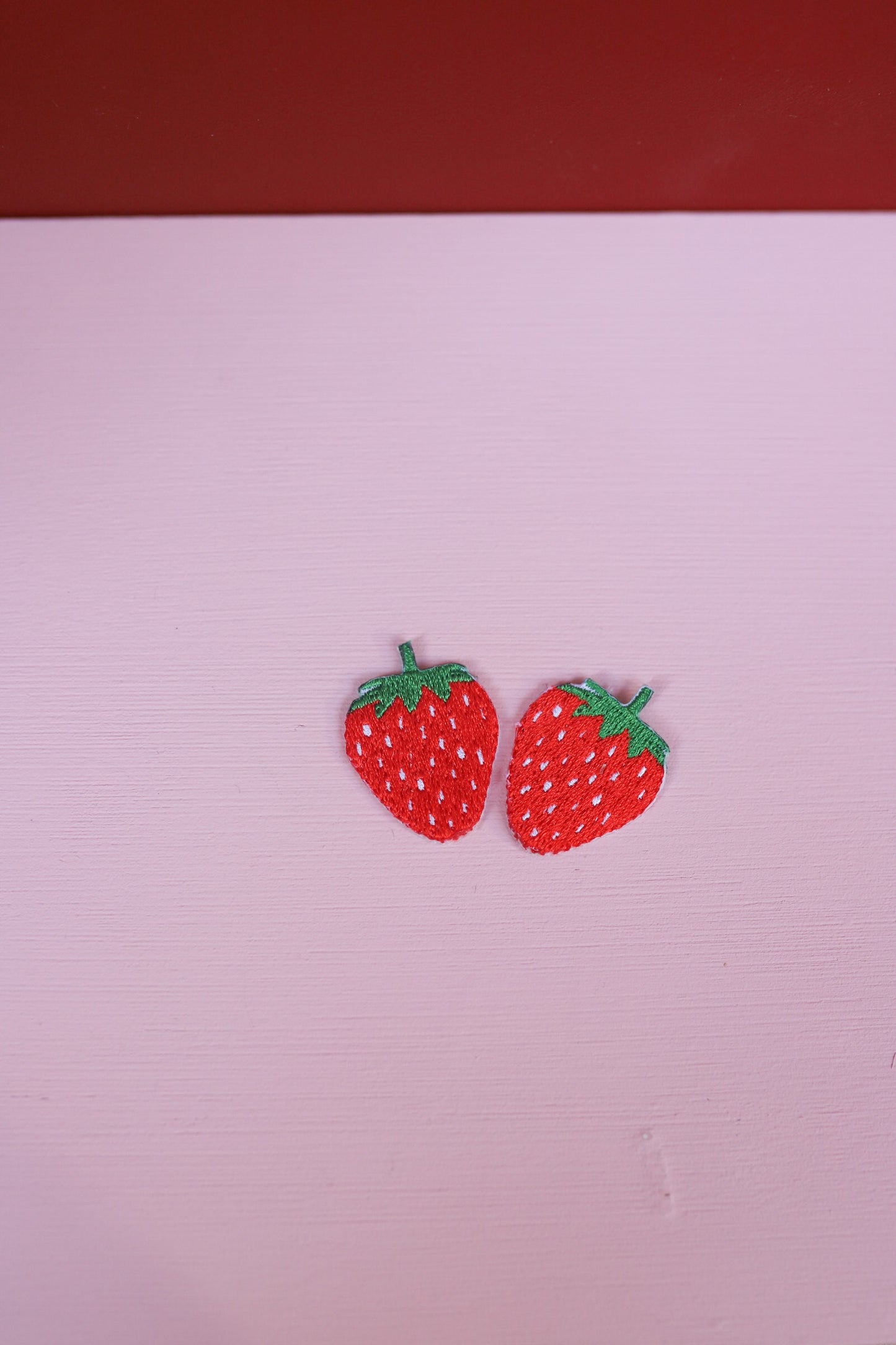 Strijkpatch - aardbei