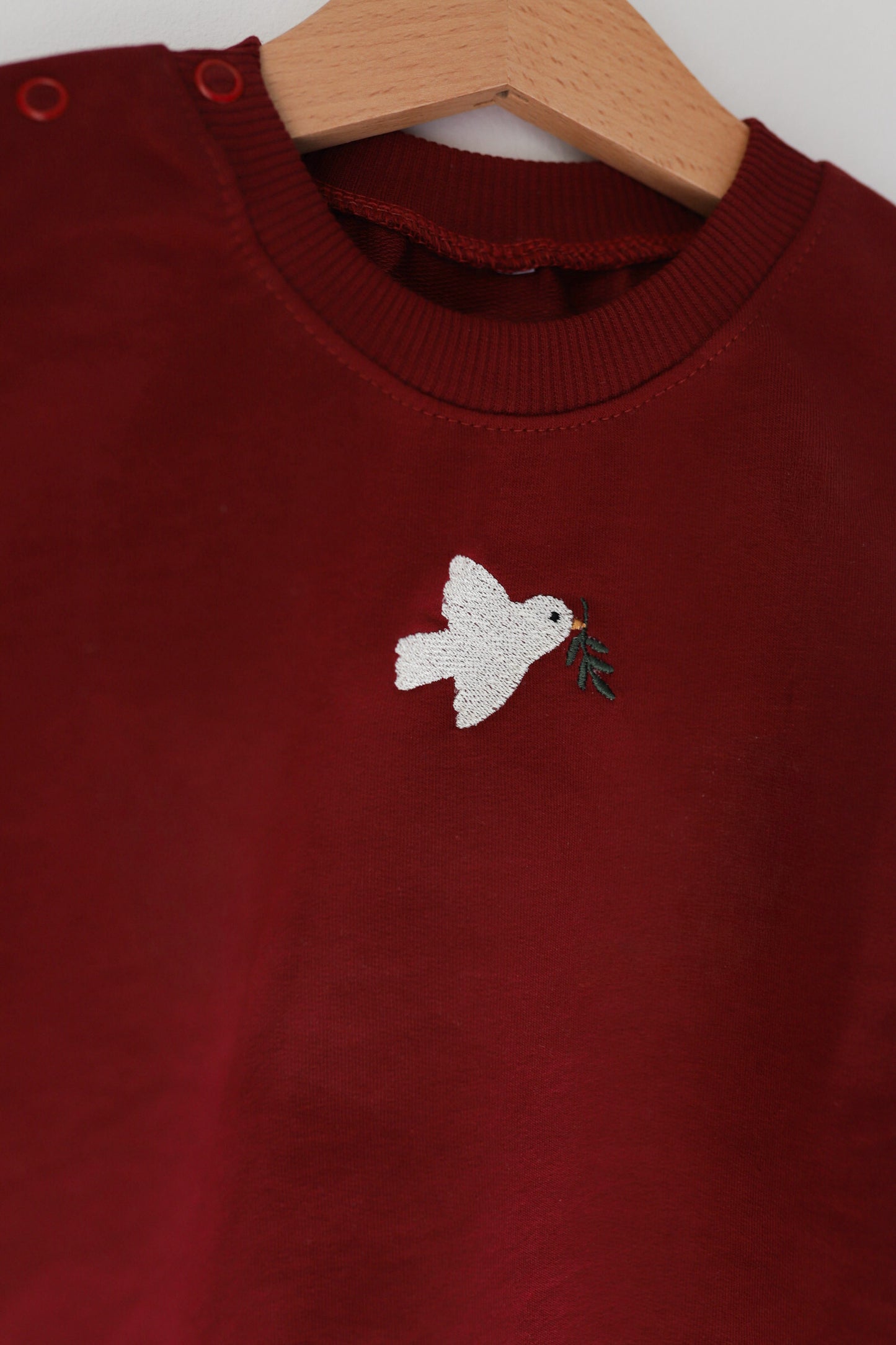 Trui bordeaux rood