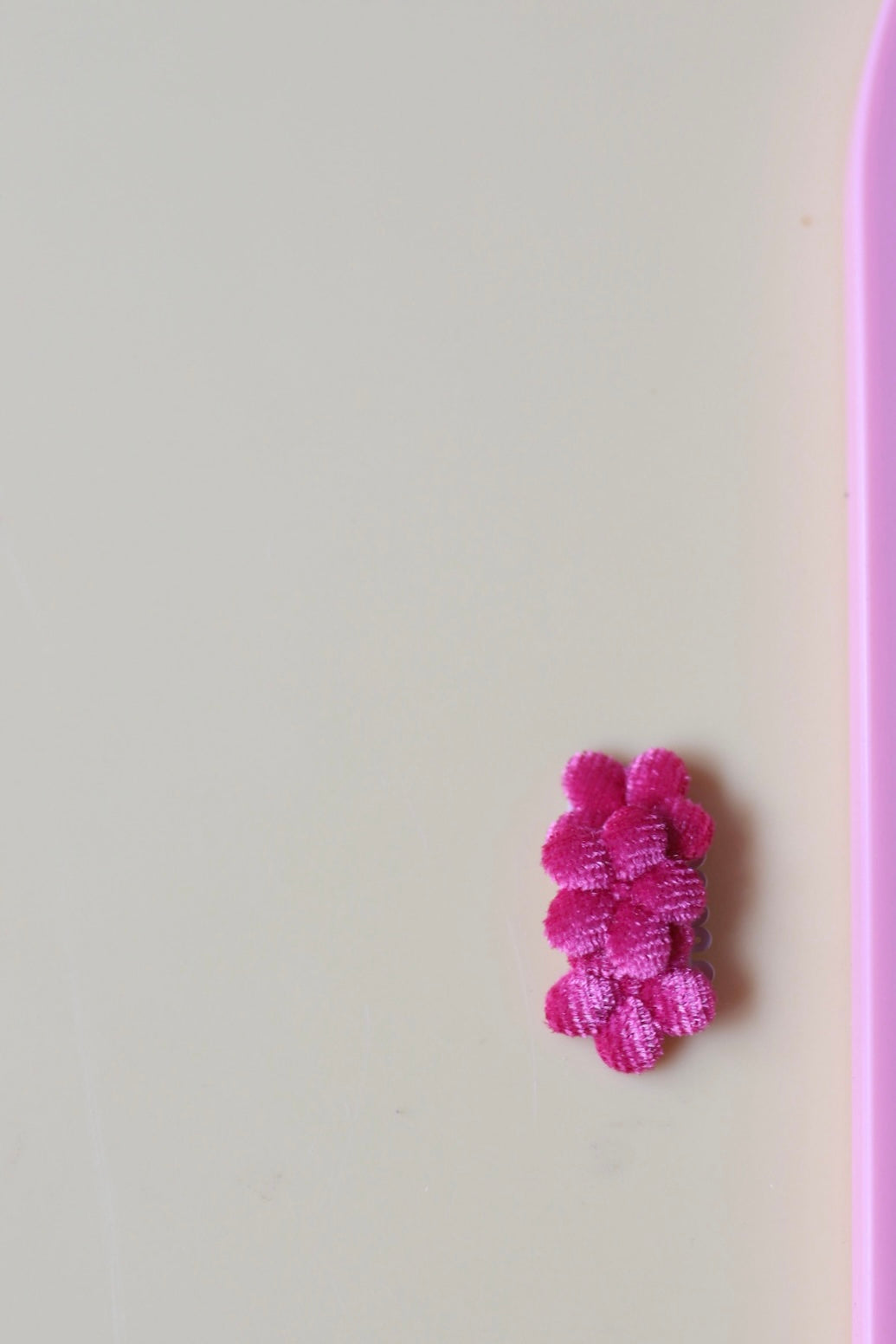 Anti slip - velvet knal roze