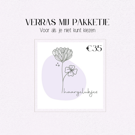 Verras mij pakketje €35