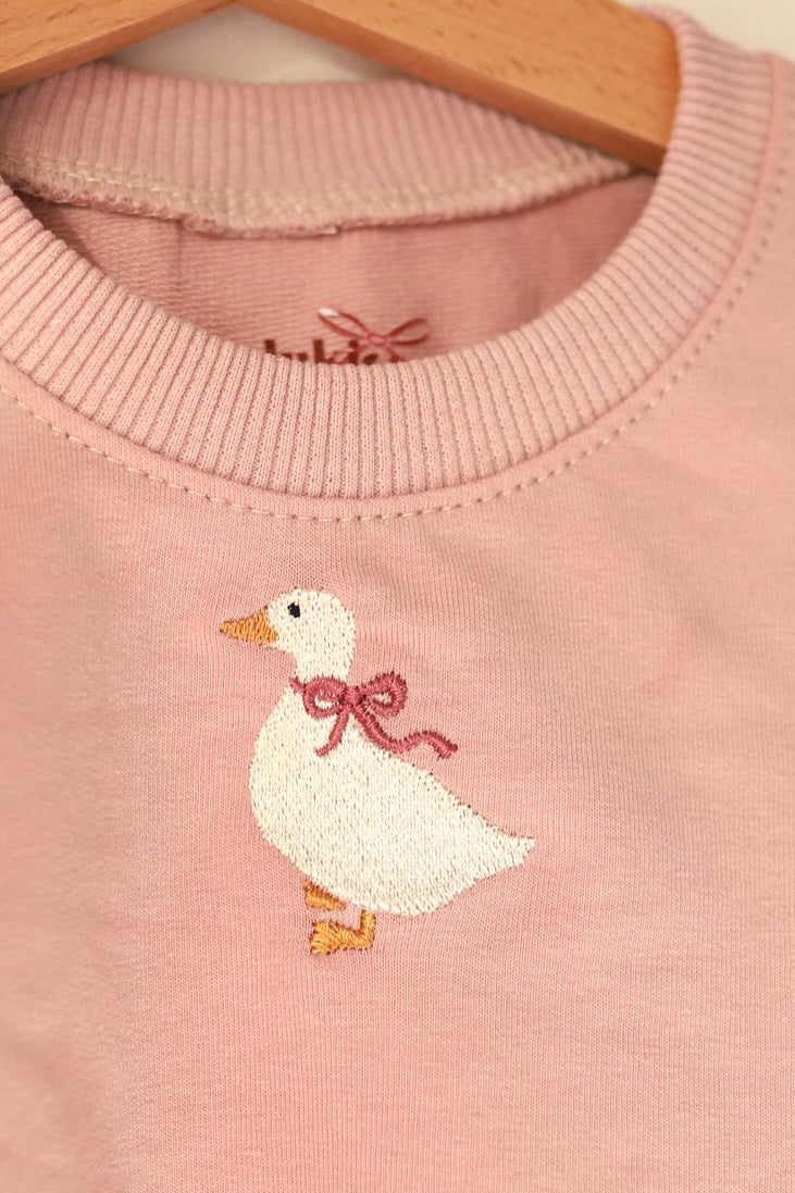 Trui oud roze