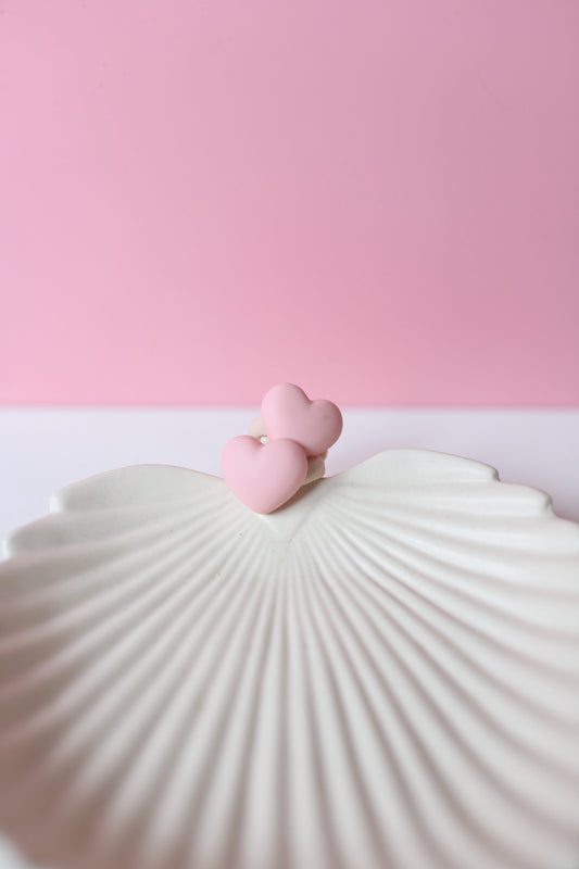 Haarelastiekjes - soft heart