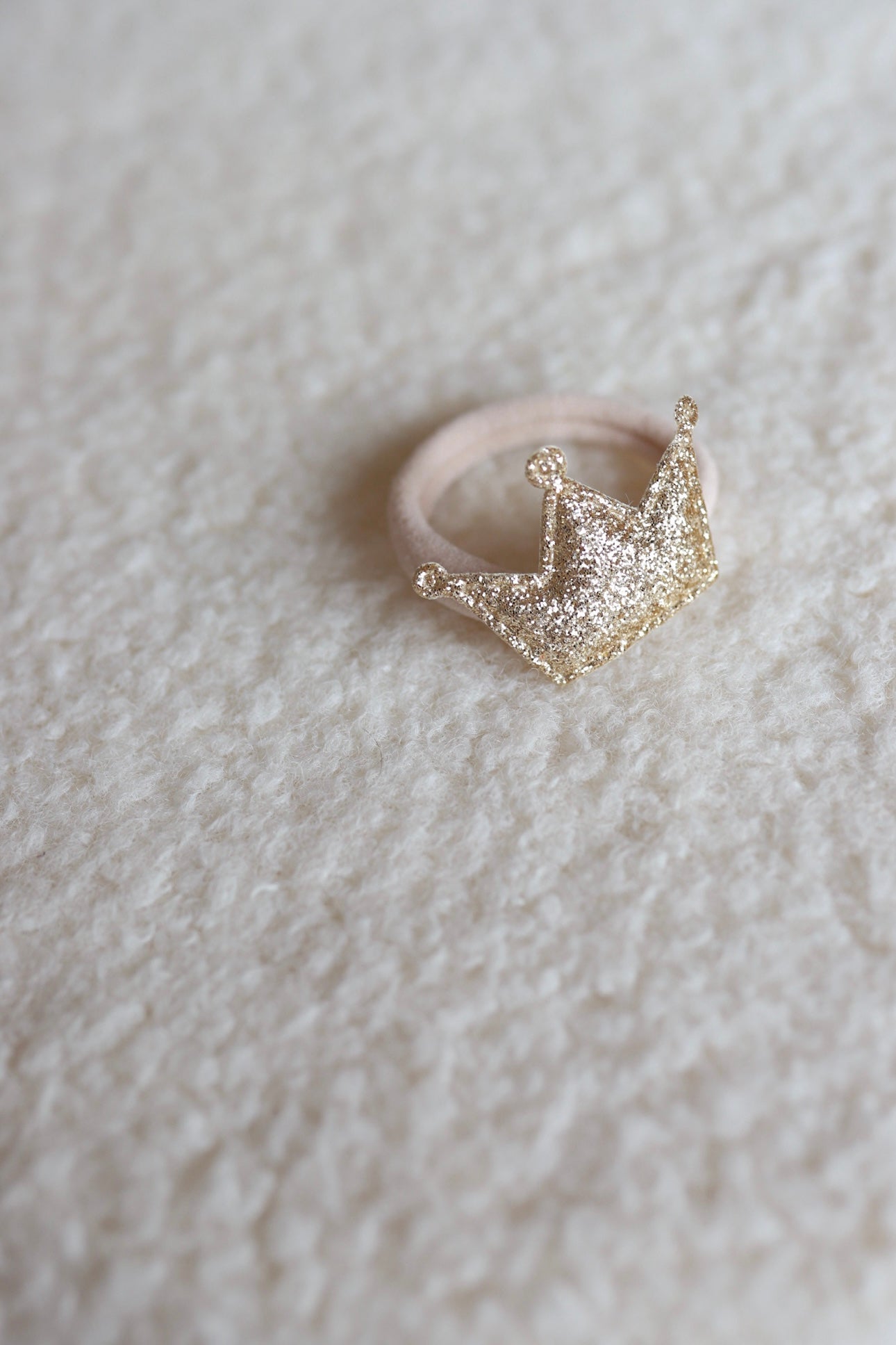 Haarelastiekje - kroontje GROOT