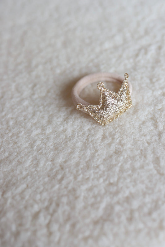 Haarelastiekje - kroontje GROOT