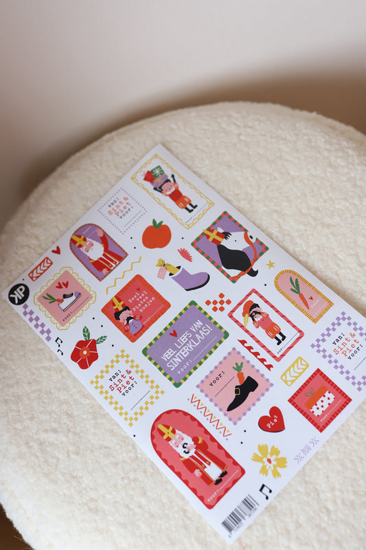 Sint stickervel