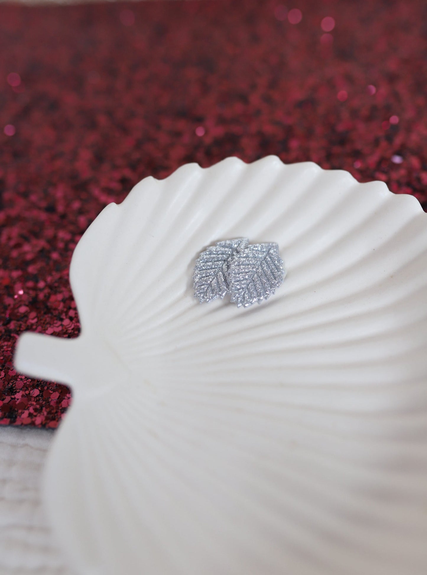 Anti slip - blaadje zilver