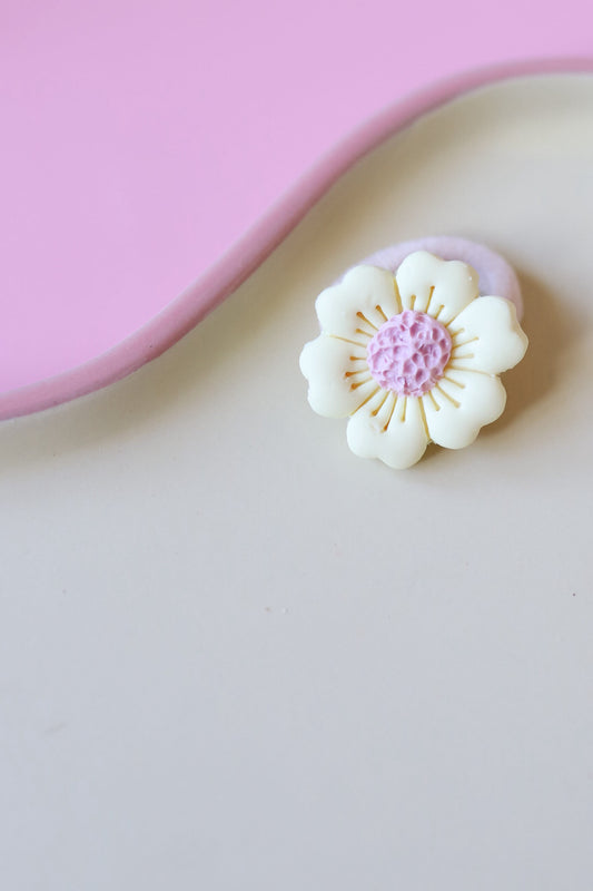 Polymeerklei elastiekje - butteryellow