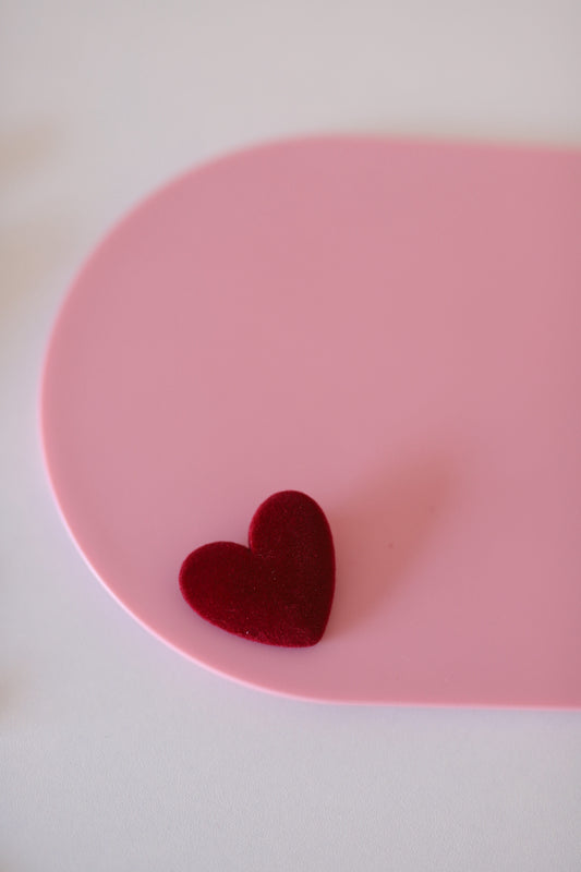 Alligator - velvet hartje