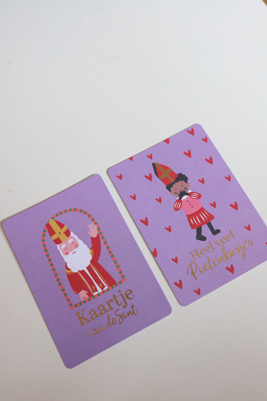 Sint- Piet kaartjes
