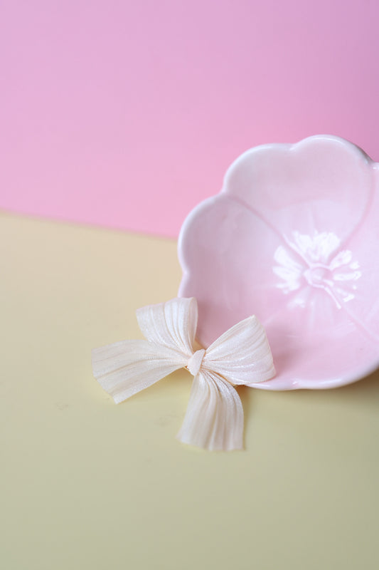 Alligator - strikje peach