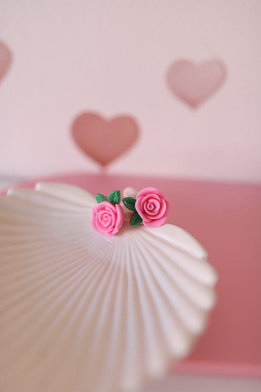 Haarelastiekjes - roosjes