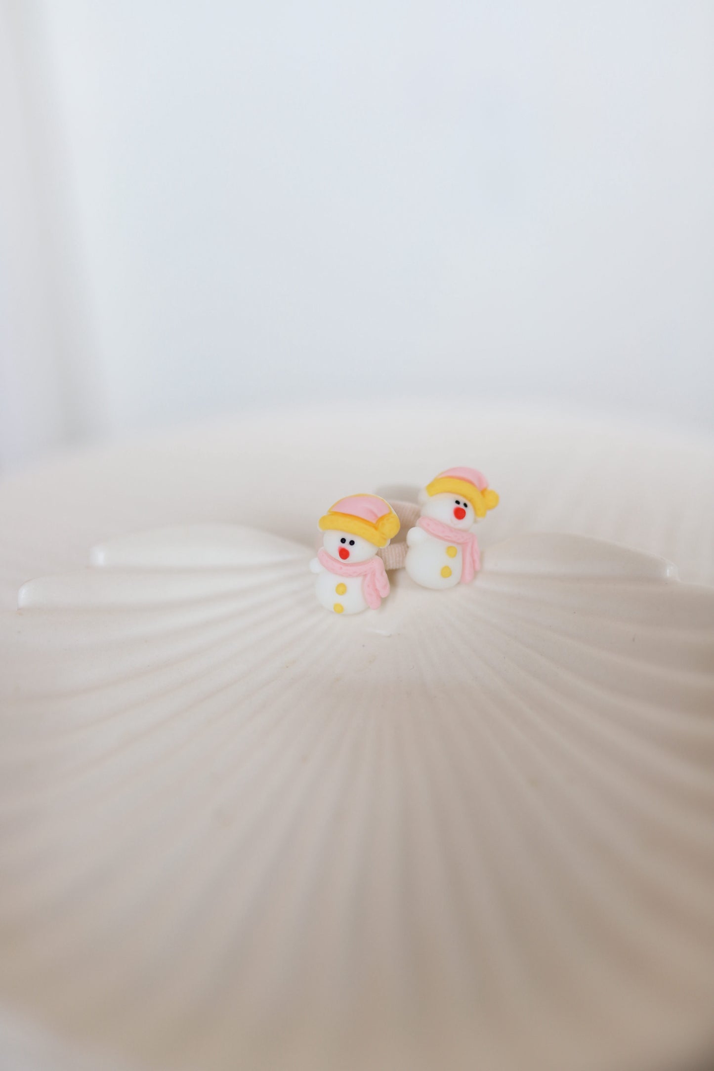 Haarelastiekjes - sneeuwpop