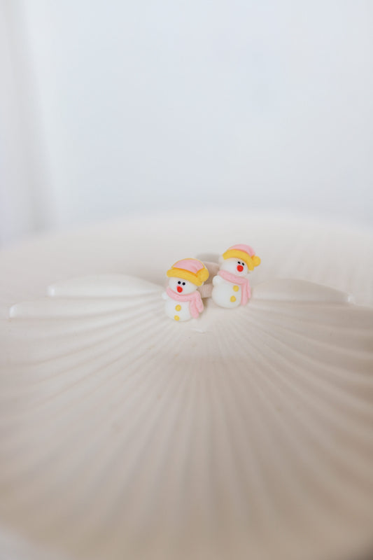 Haarelastiekjes - sneeuwpop