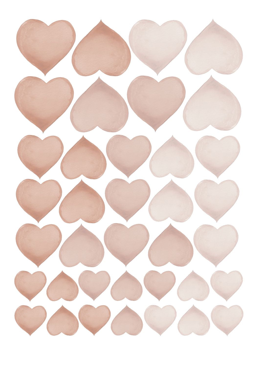 Muurstickers - hartjes