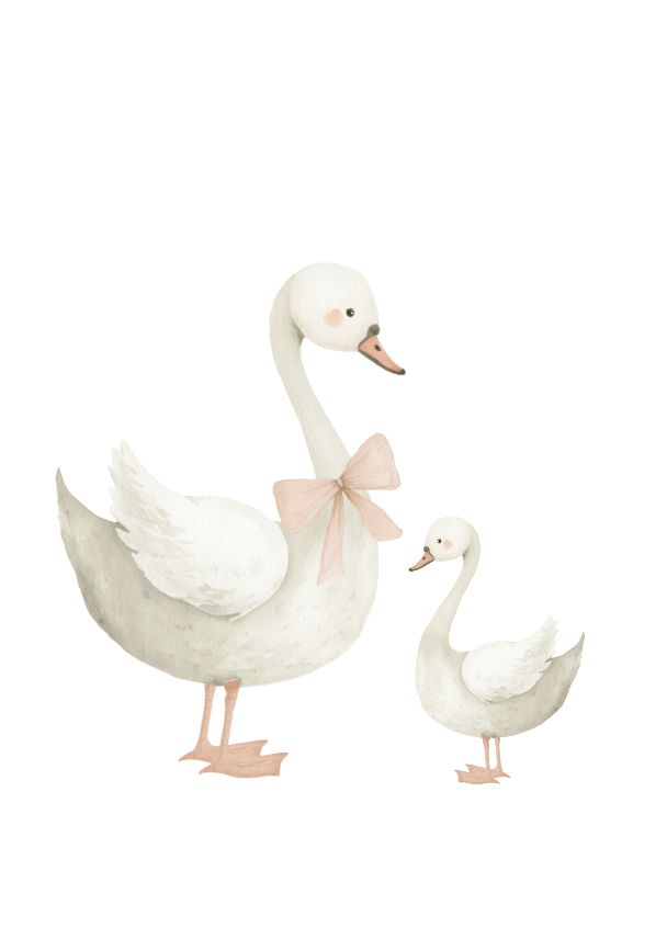 Muurstickers - Zwaantjes