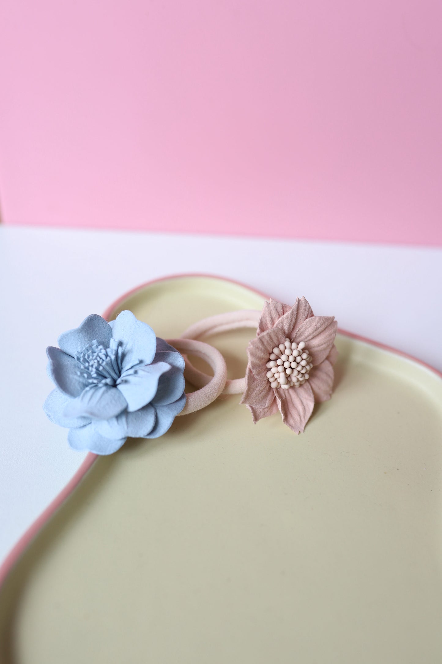 Maxi haarelastiek - soft blue
