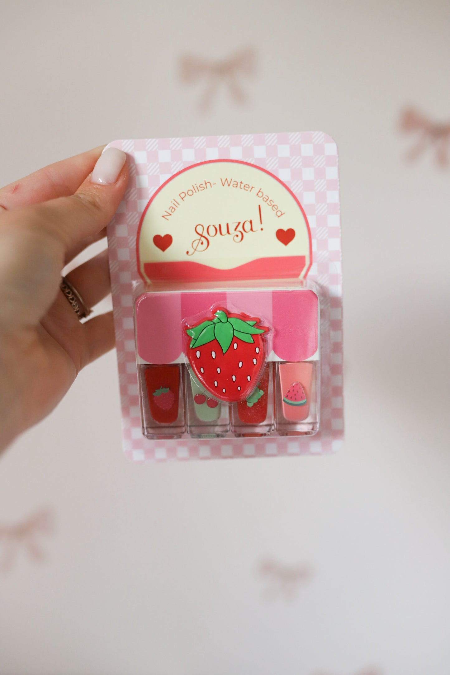 Nagellak cadeau set - aardbei